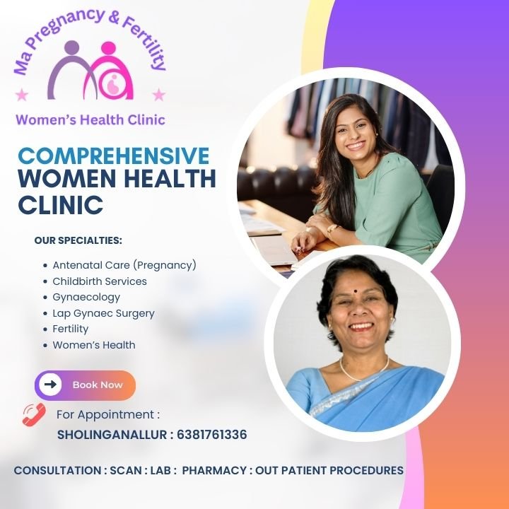 Comprehensive Women's Health Clinic covering all age groups in Chennai